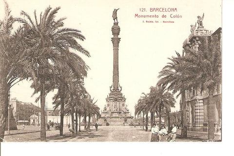 Postal 027481 : Barcelona. Monumento de Colon