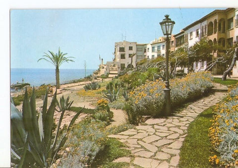 Postal 030735 : Roda de Bara (Tarragona). Roc de San Cayetano. Jardines y Paseo de la Ribera