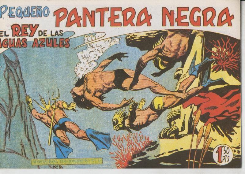 Pequeño Pantera Negra, facsimil numero 148: El rey de las aguas azules