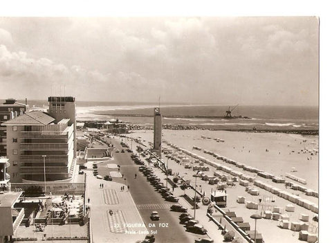 Postal 036163 : Gfigueira da Foz. Praia - Leda Sul