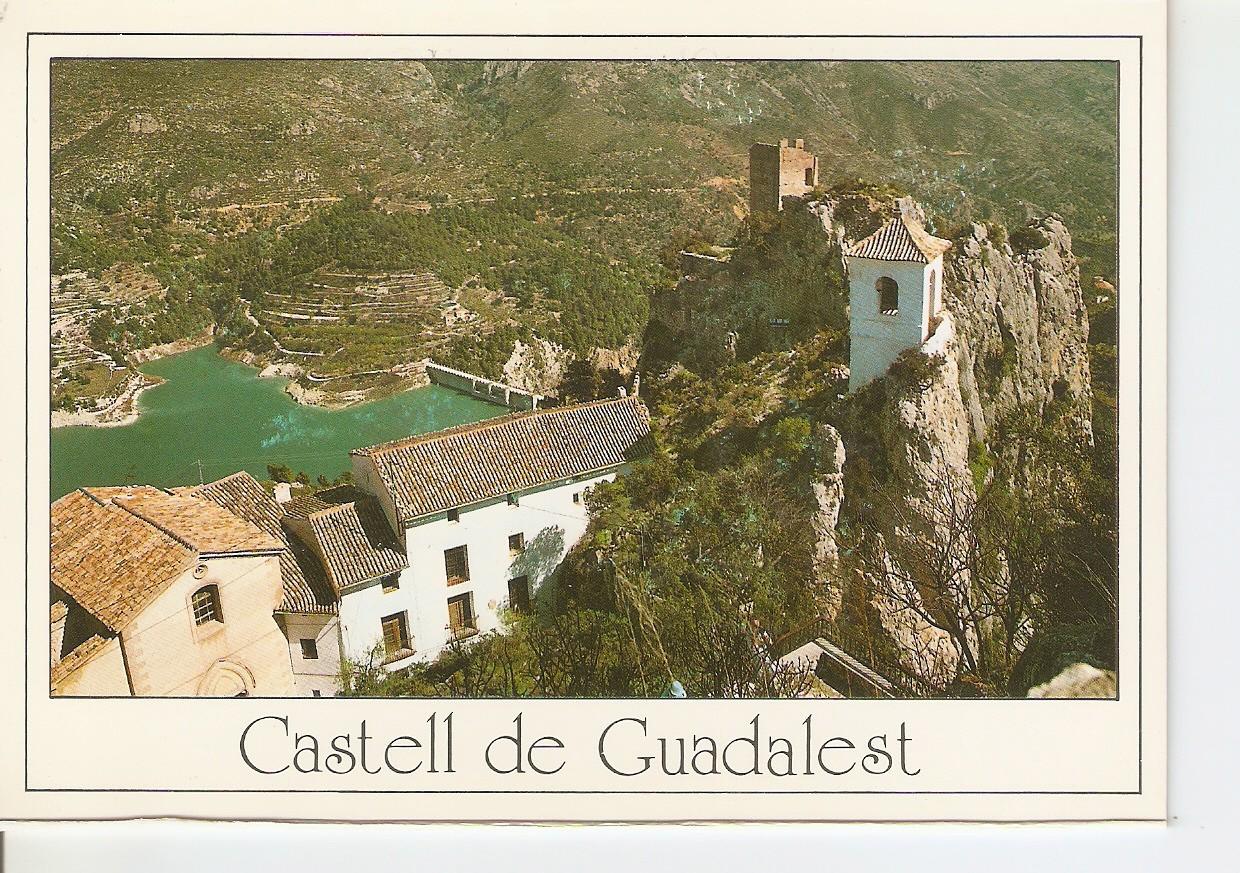 Postal 038666 : Castell de Guadalest (Alicante). Vista nocturna