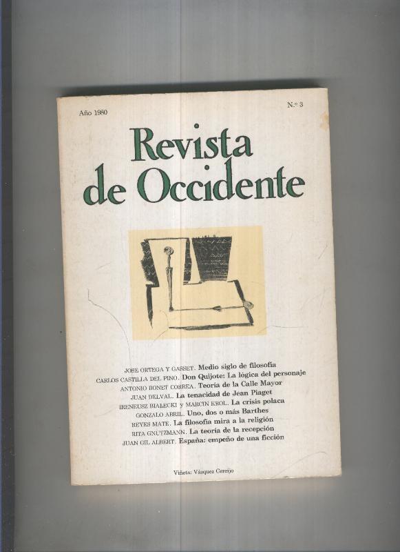 Revista de occidente numeros 03