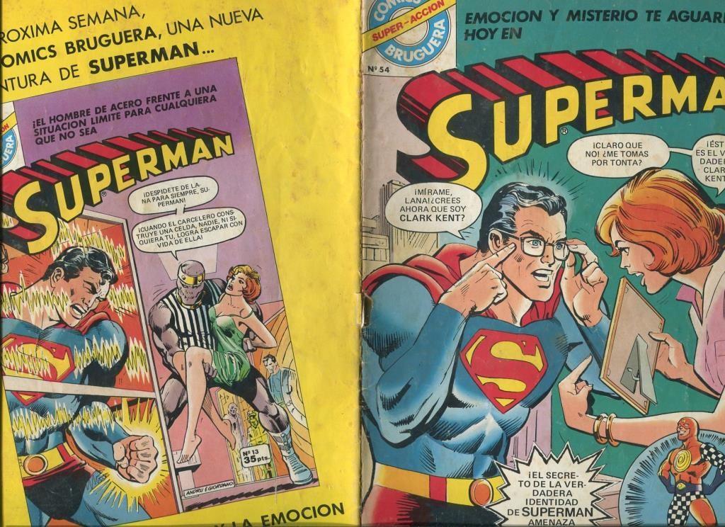 Comics Bruguera Superman numero 12 (numerado 5 en trasera)
