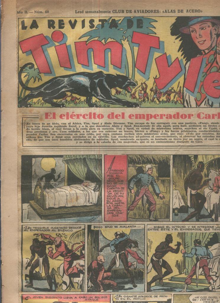 Tim Tyler de Hispano Americana numero 060 (procede de tomo desencuadernado)