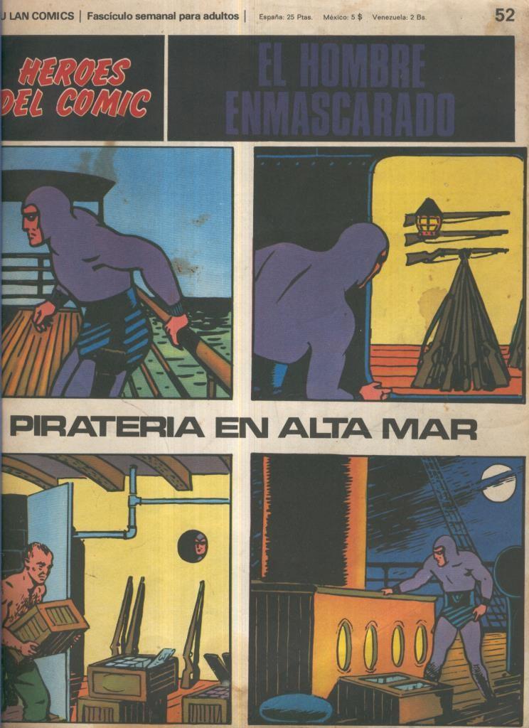 El hombre enmascarado de Burulan numero 52: Pirateria en alta mar