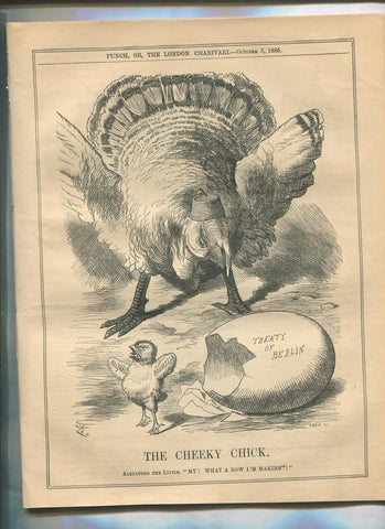 Punch semanario humor ingles de 1885: juego 12 paginas semana 03.10.1885