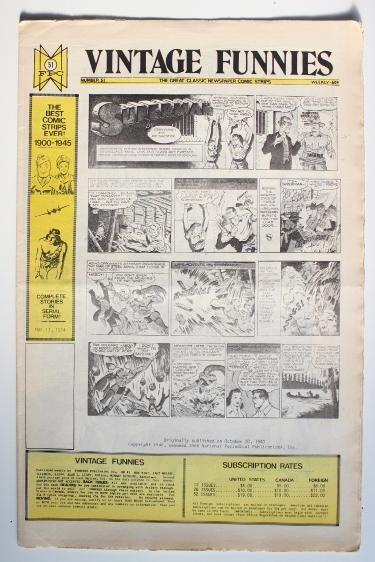 VINTAGE FUNNIES No.051 - The Great Classic Newspaper Comic Strips (1974)