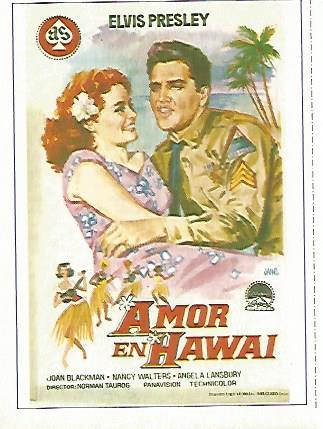 CROMO CINE 1507: AMOR EN HAWAI