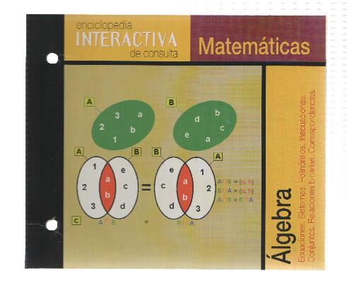 CD-Rom: ALGEBRA: Ciencias experimentales (Enciclopedia Interactiva de Consulta de EL PERIODICO)