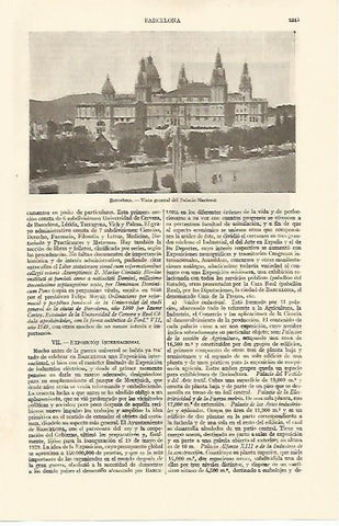 LAMINA ESPASA 10957: Palacio Nacional de Barcelona