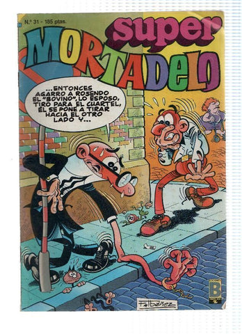 Ediciones B: Super Mortadelo numero 031 (numerado 1 en trasera)