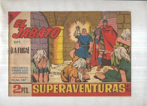 Bruguera: El Jabato numero 347: La fuga