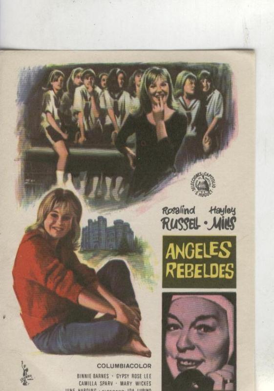 Programas de Cine: Angeles rebeldes