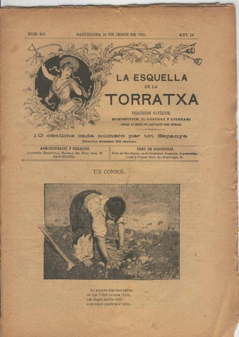 La esquella de la Torratxa numero 0628 del 24 enero 1891
