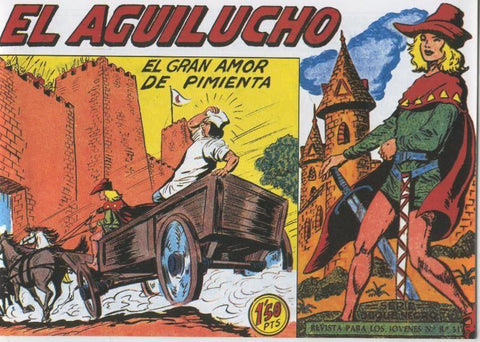 El Aguilucho, facsimil numero 36: El gran amor de Pimienta