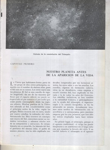 Jose Pijoan: Historia del Mundo  volumen 1, capitulo 01: Nuestro planeta antes de