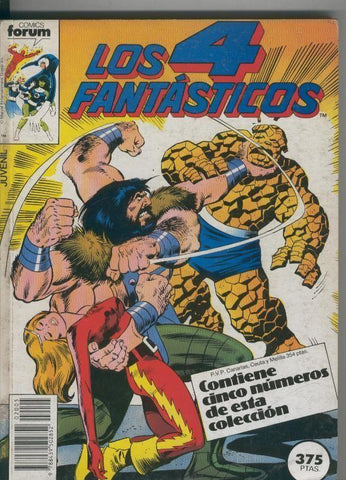 Los 4 Fantasticos volumen 1 retapado 071 al 075