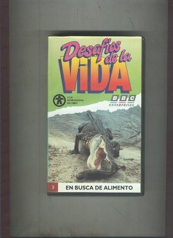 Video VHS: Desafios de la vida numero 03: En busca de alimentos