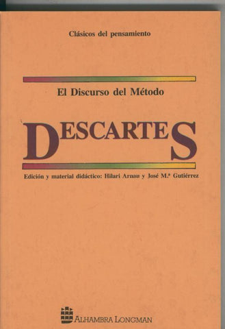 El discurso del metodo