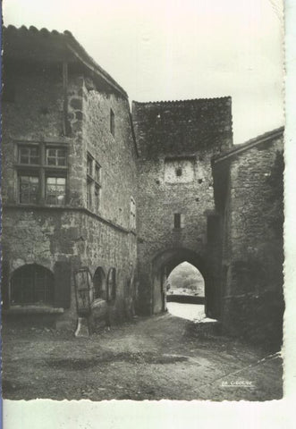 Postal 014690: Puerta d, En Haut en Perouges, Francia