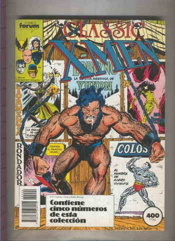 Classic X Men volumen 1 retapado numero 16 al 20