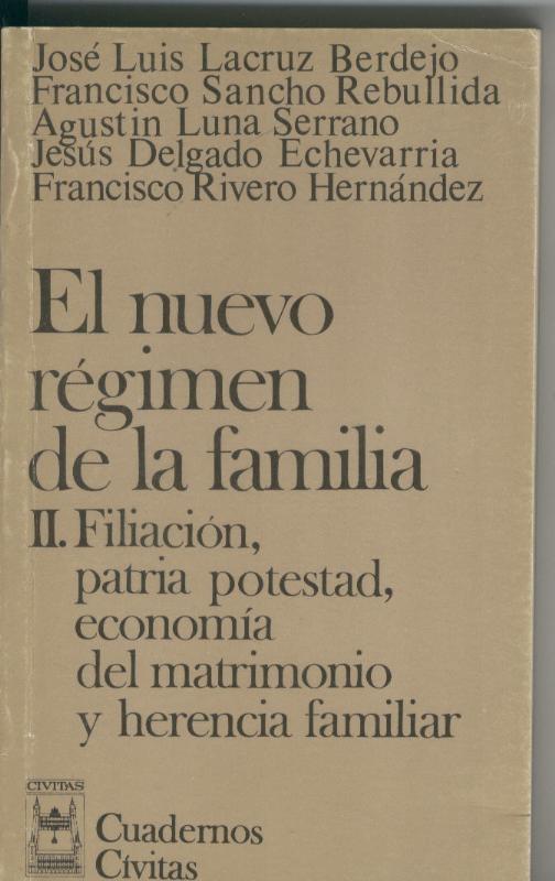 El nuevo regimen de la familia