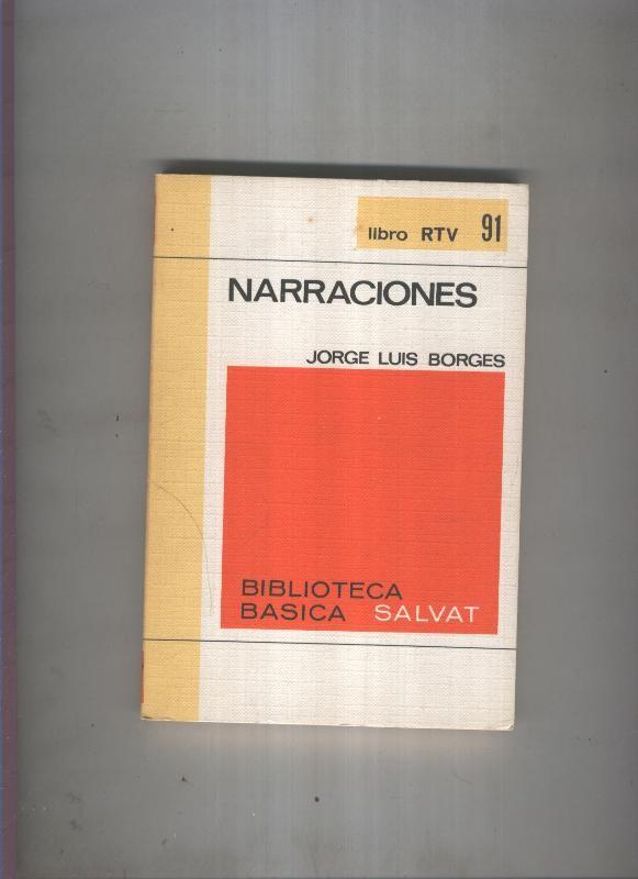 Biblioteca Basica Salvat libro RTV numero 091:Narraciones(numerado 1en interior cubierta)