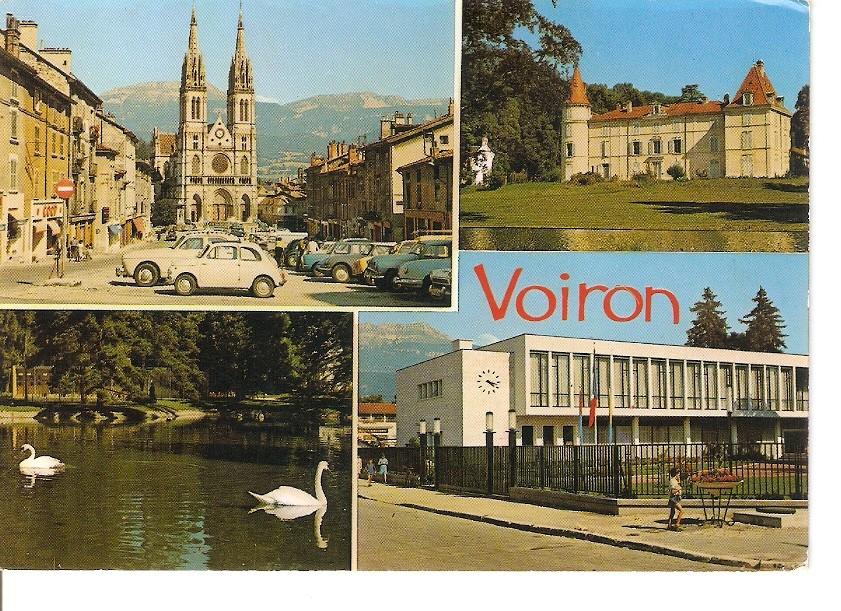 Postal 023537 : Le Jardin de Ville Voiron Chartreuse (Isere)