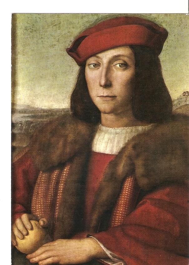Postal 035334 : Firenze. Galleria Uffizi. Rafaello. Francesco Maria Della Rovere Duca di Urbino