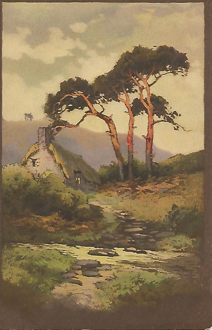 Postal 51774: Paisaje pintado