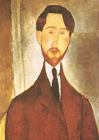 Lamina 128: Amedeo Modigliani: Retrato de Lepold Zborowski