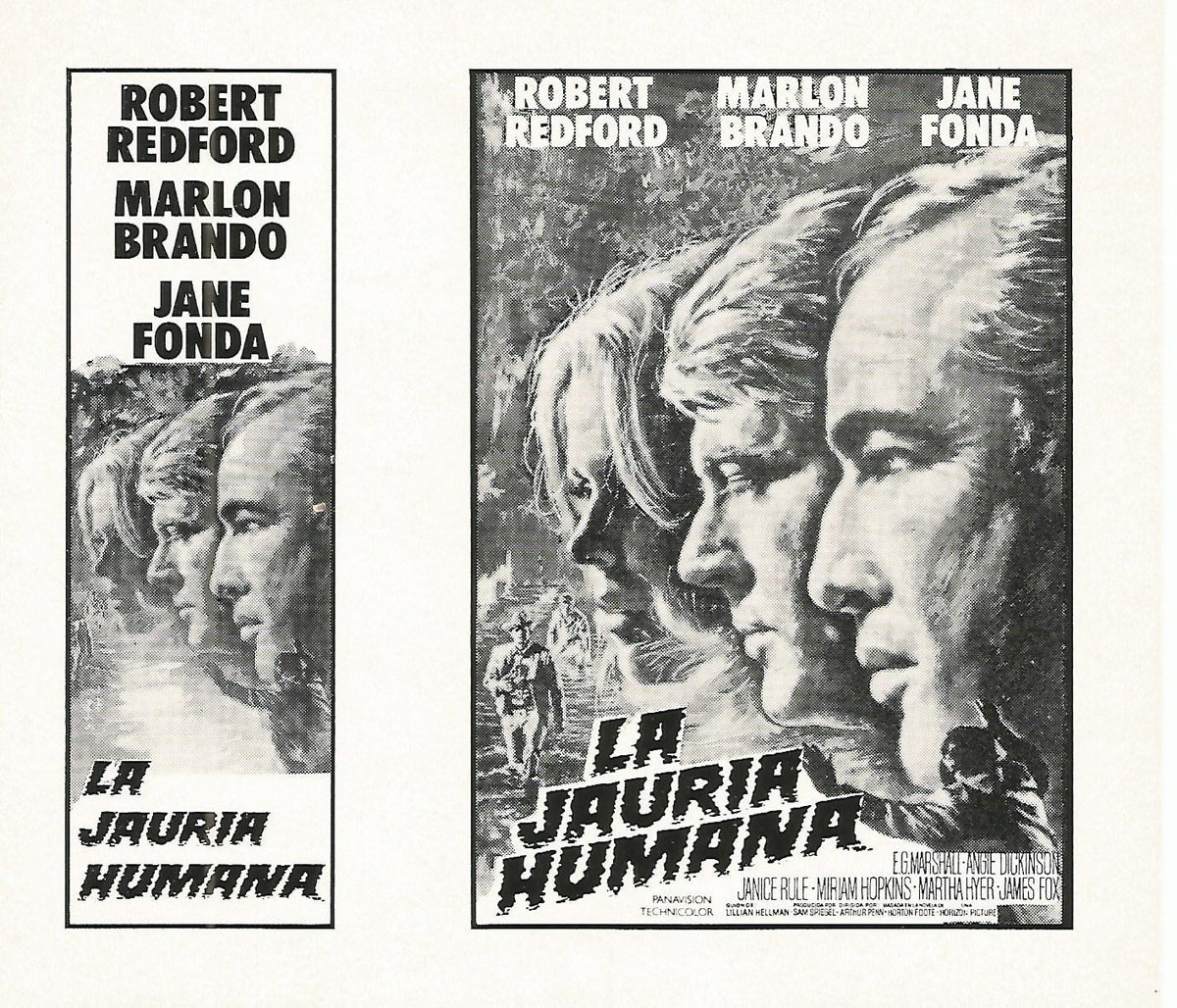FLYER PUBLICITARIO 116: Film  La jauria humana