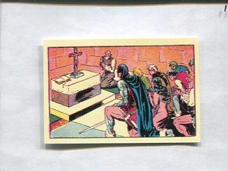 Facsimil: Cromo El Guerrero del Antifaz serie 3: La Marquesita de Peñarrosa numero 59
