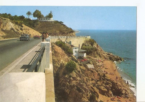 Postal 048292 : Calella de la Costa. Vista parcial - Playa y Foro