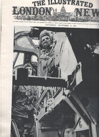 THE ILLUSTRATED LONDON NEWS Numero 5351, November 8 1941: Inside a Halifax Bomber