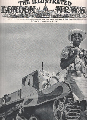 THE ILLUSTRATED LONDON NEWS Numero 5355, December 6 1941: Indians important part in the Lybia Battles