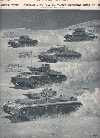 THE ILLUSTRATED LONDON NEWS Numero 5355, December 6 1941: Indians important part in the Lybia Battles