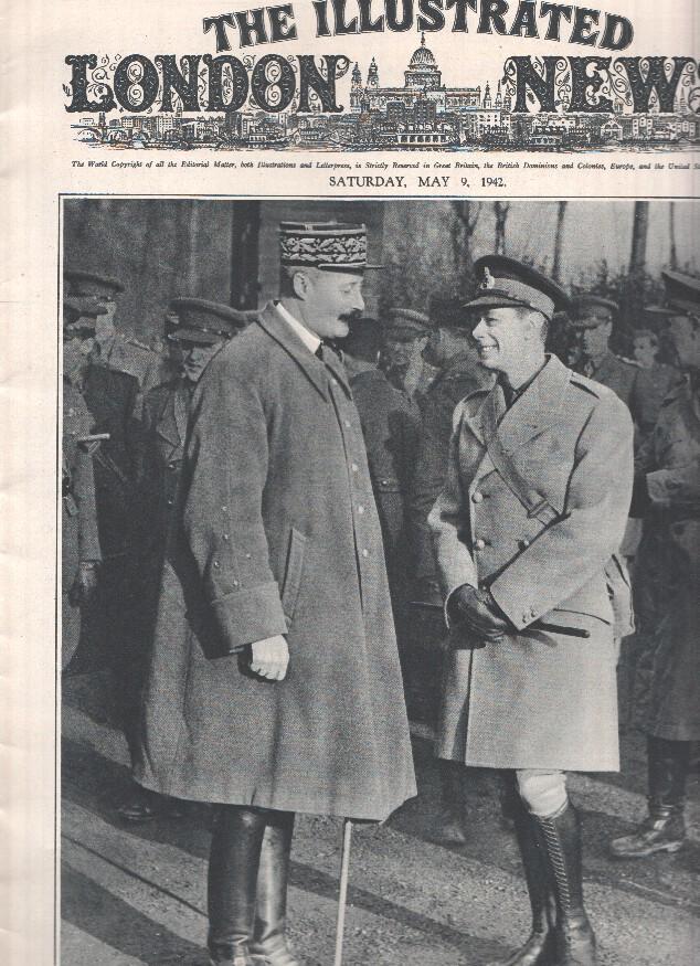 THE ILLUSTRATED LONDON NEWS Numero 5377, May 9 1942: General Henri Giraud escaped from the Fortress of Koenigstein