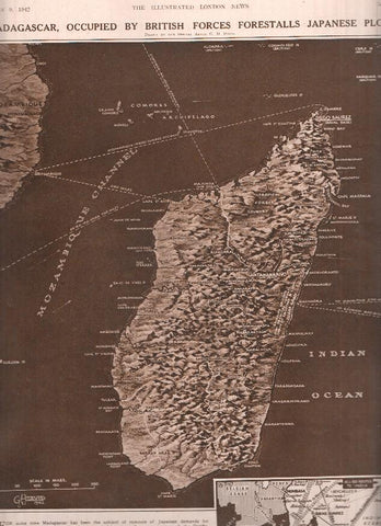 THE ILLUSTRATED LONDON NEWS Numero 5377, May 9 1942: General Henri Giraud escaped from the Fortress of Koenigstein