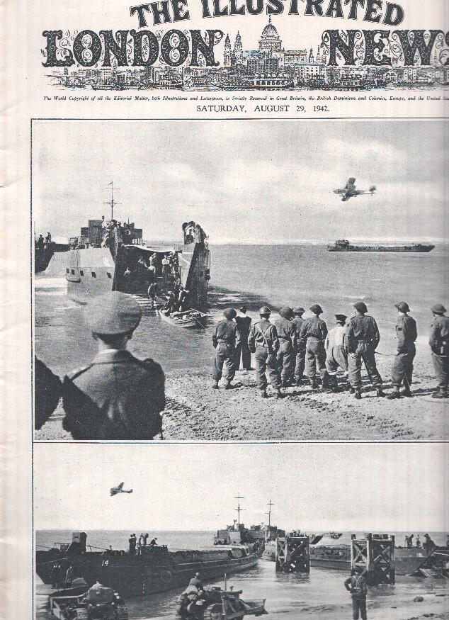 THE ILLUSTRATED LONDON NEWS Numero 5393, August 29 1942: Tank Barges return to Englad Shores after August 19
