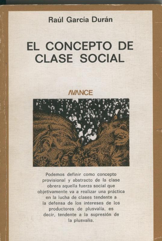 El concepto de clase social