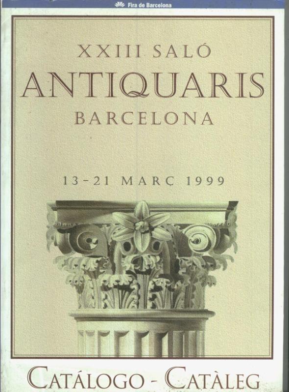 Catalogo XXIII Salo Antiquaris Barcelona