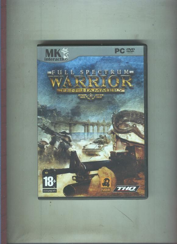 Juego para PC cd-Rom: Full spectrum Warrior ten hammers