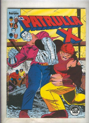 La Patrulla X volumen 1 numero 035: Nunca me hara llorar (numerado 3 en trasera)