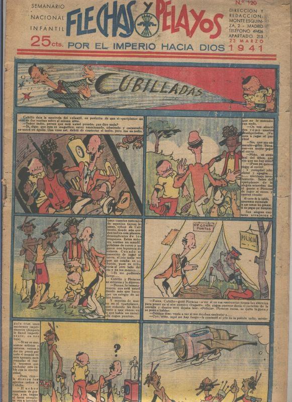 Flechas y Pelayos numero 120 del 23.marzo.1941