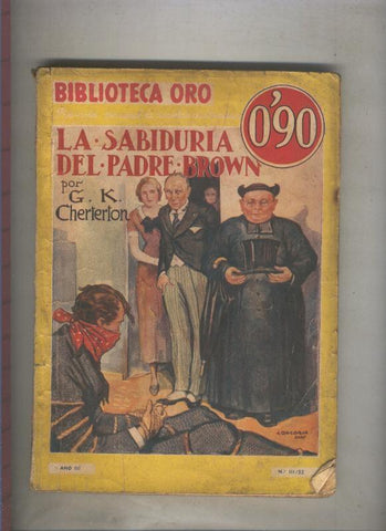 Biblioteca Oro de 0,90 pts numero III 52: La sabiduria del padre Brown