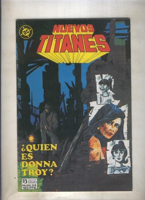 Nuevos Titanes volumen 1 numero 34 (numerado 1 en trasera)