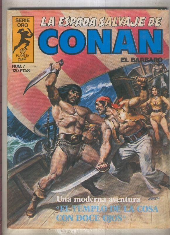 La Espada Salvaje de Conan primera edicion numero 007 (numerado 3 en trasera)