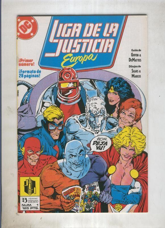 Liga de la Justicia Europa numero 01 