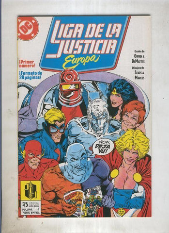 Liga de la Justicia Europa numero 01 